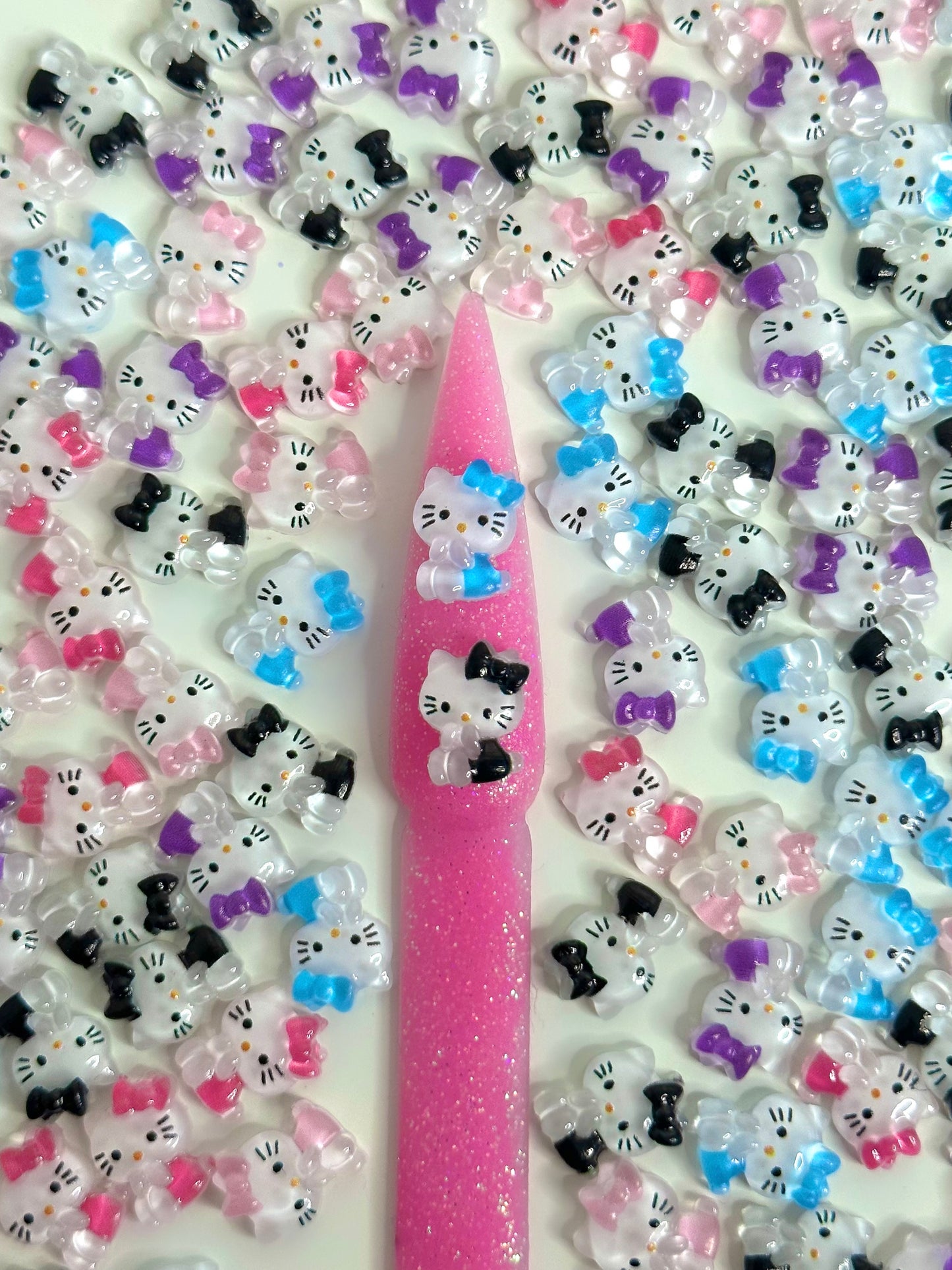 Kitty Nail Charms - 6 Pack